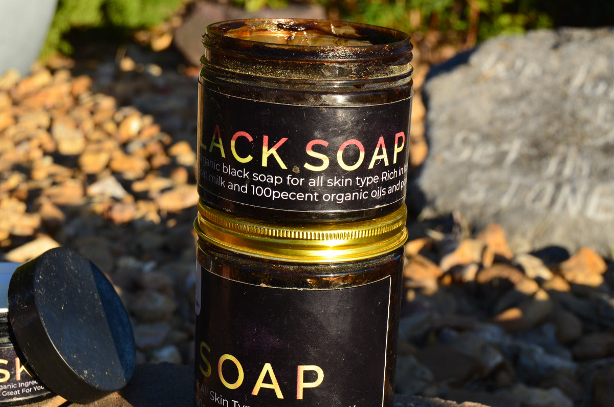 Honey Baked Black Soap (500ml)